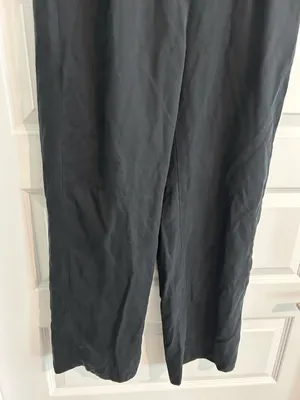J Crew Straight Leg Pants Black Size 8 thumbnail 3