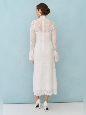 NWT Few Moda x Little White Looks Jen Dress size 8 white Lace bridal ivory thumbnail 4