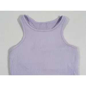 Lululemon Ebb To Street Cropped Racerback Tank Size 6 Lavender Yoga Studio Gym thumbnail 5