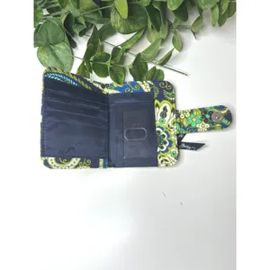 Vera Bradley Rhythm & Blues Snappy Wallet Quilted‎ thumbnail 3