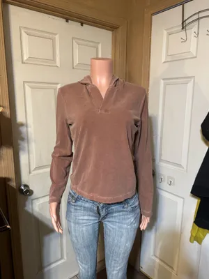 Pulp Women's Long-Sleeve Hooded Crop top M thumbnail 3