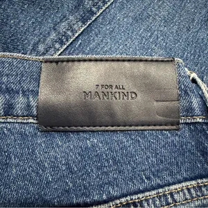 7 For All Mankind Cargo Jeans Size 27 Dark Blue Denim Logan Straight Leg Y2K thumbnail 6