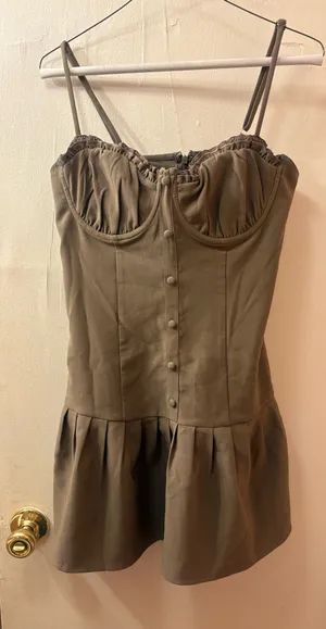 Edikted Babydoll mini dress thumbnail 1