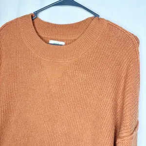 Aerie Burnt Orange Crew Neck Sweater thumbnail 5