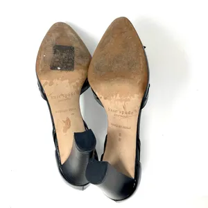 KATE SPADE black patent leather heels, made in Italy, size 8B thumbnail 8