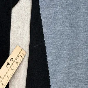 Colorblock Sweater Womens S French Connection Gray Black White Minimalist Mod thumbnail 5