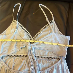 Cider Light Blue Backless Dress thumbnail 6