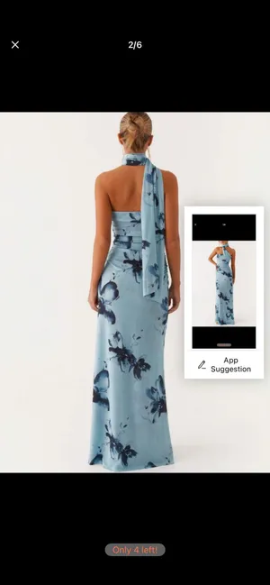 Pepper Mayo Songbird Maxi Wrap Neck Dress thumbnail 2