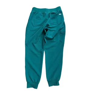 FIGS Zamora Jogger Scrub Pants Dark Green Pink Drawstring Large W02020R thumbnail 2