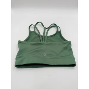 Xersion Sports Bra Quick-Dri Strappy Back Women's S Green Yoga Workout Sporty thumbnail 6