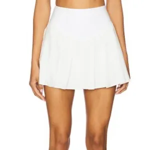 NWT FREE PEOPLE MOVEMENT SWING OF THINGS PLEATED SKORT WHITE sz Xs thumbnail 4