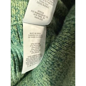 Aerie Womens Green Marled Ribbed‎ Strapless Wide Leg Knit Jumpsuit Size M 3526 thumbnail 5