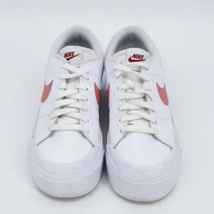 Nike Court Legacy Lift White Cedar Pink Platform Sneakers FQ8782-100 Women's 9.5 thumbnail 2