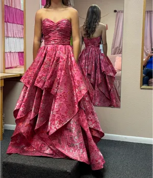 Jovani Dress Pink Prom thumbnail 3