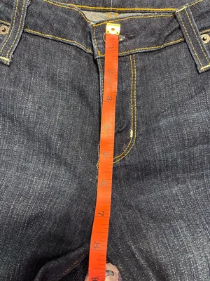 Big Star 1974 Remy Boot Cut Jeans Low Rise Fit Women's 32L Blue Dark Wash rodeo thumbnail 8