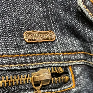 DOLLHOUSE Y2K Vintage Denim Low Rise Flare Jeans Size 7 thumbnail 3