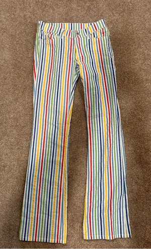 LOUDMOUTH Multicolor Stripe Golf‎ Pants Blue Size 0 thumbnail 1