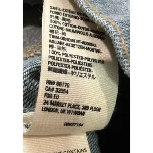 Free People In‎ My Element Patched Flare Jeans Blue Lace Crochet 25 thumbnail 7