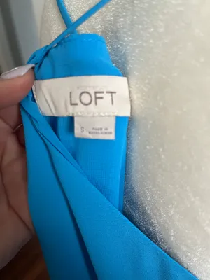 Loft Airy Light Blue Top thumbnail 3