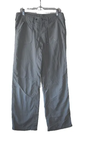 The North Face Hiking Pants Womens 8 Gray Excellent Convertible Roll Up Utility thumbnail 1