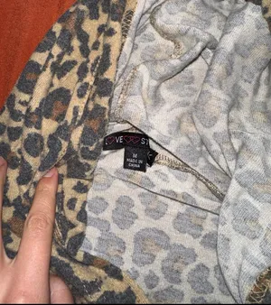 Leopard Hoodie Multi Size M thumbnail 2