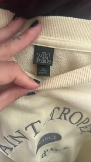 Wild Fable Yellow oversized sweatshirt thumbnail 2