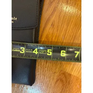 NWT Kate Spade Silvia North South Flip Crossbody‎ Black thumbnail 6