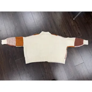 Luna‎ Ivy Patchwork Floral Embroidered Button-Front Cardigan Sweater - Size XS thumbnail 3