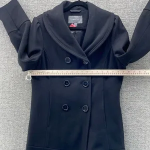 Apt 9 Wool Peacoat‎ Black Medium thumbnail 3