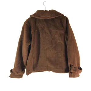 A New Day Womens Brown Button-Up Wool-Blend Jacket Size S thumbnail 4