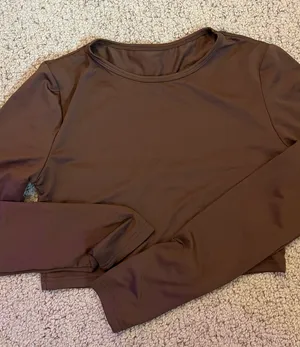 Amazon Cut out cropped long sleeve thumbnail 1