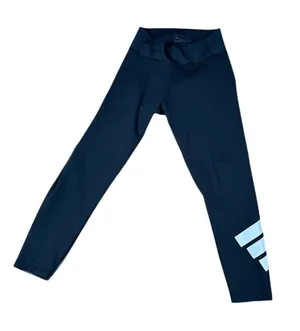 Adidas Aeroready High-Waist‎ Performance Leggings with Logo Detail gray/black thumbnail 1