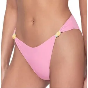 New. Pilyq/PQ oasis ruched reversible bikini. L-top/M-bottom. Retails $156 thumbnail 7