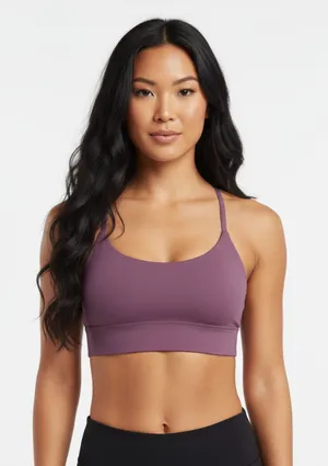Thirdlove Purple Wire Free Racerback Athletic Sport Bra L thumbnail 1