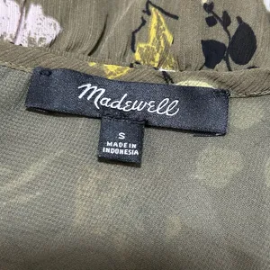 Madewell Georgette Peplum Blouse  thumbnail 5