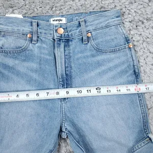 Wrangler Wrock 672 High Rise Kick Flare Jeans Light Wash Blue Cowgirl Size 25x28 thumbnail 10