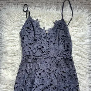 Astr The Label Lace A-Line Midi Dress Navy thumbnail 9