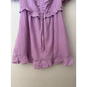 Show Me Your Mumu Sophie Mini Dress Bright Lilac Size XS Cotton Gauze thumbnail 8
