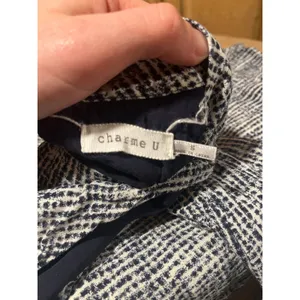 Charme u Size small Checkered Jumpsuit Blue thumbnail 3