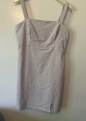 Hollister Dress Size Large Gingham Plaid thumbnail 1
