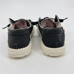 Hey Dude Shoes Womens Wendy Slip-On Shoes Chambray Off Black‎ Size 8 thumbnail 4