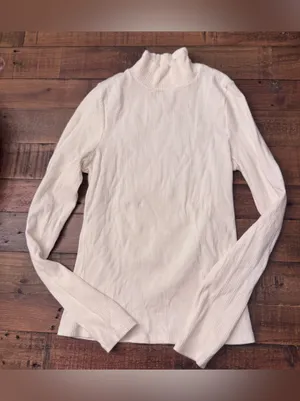 ANTHRO | MAEVE Ribbed Mock Neck Top thumbnail 2