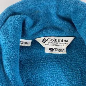 Vintage Columbia Jacket Womens Small Blue Full Zip Fleece Sweater Pocket‎ Ladies thumbnail 3