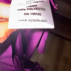 Azazie Vibrant Purple Prom Dress thumbnail 11