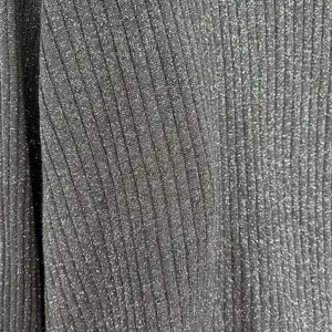 Chico's Ribbed Shimmery Womens Sweater Cardigan Sz XL Holiday Glam Metallic Open thumbnail 6