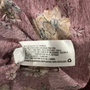 Wild Fable Burgundy Floral Mini Dress Small thumbnail 6
