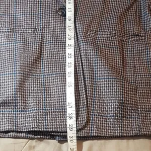 Sanctuary Daily Oxford Blazer Jacket  Medium Single Button Plaid Preppy Workday thumbnail 13