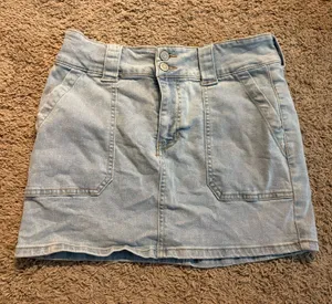 Denim cargo mini skirt Blue Size M thumbnail 1