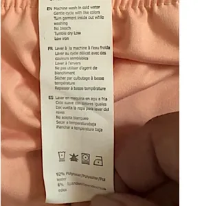 Refuge Shorts Womens Peach Cinched Bum High Rise Biker Activewear Athleisure‎ thumbnail 7