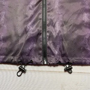 NWT - Love Fire - Women’s Purple Light Weight Rain Jacket - Size Large thumbnail 3